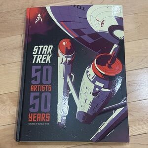 3/$40 - STAR TREK 50 Artists 50 Years hardcover Book 2016 collectible
